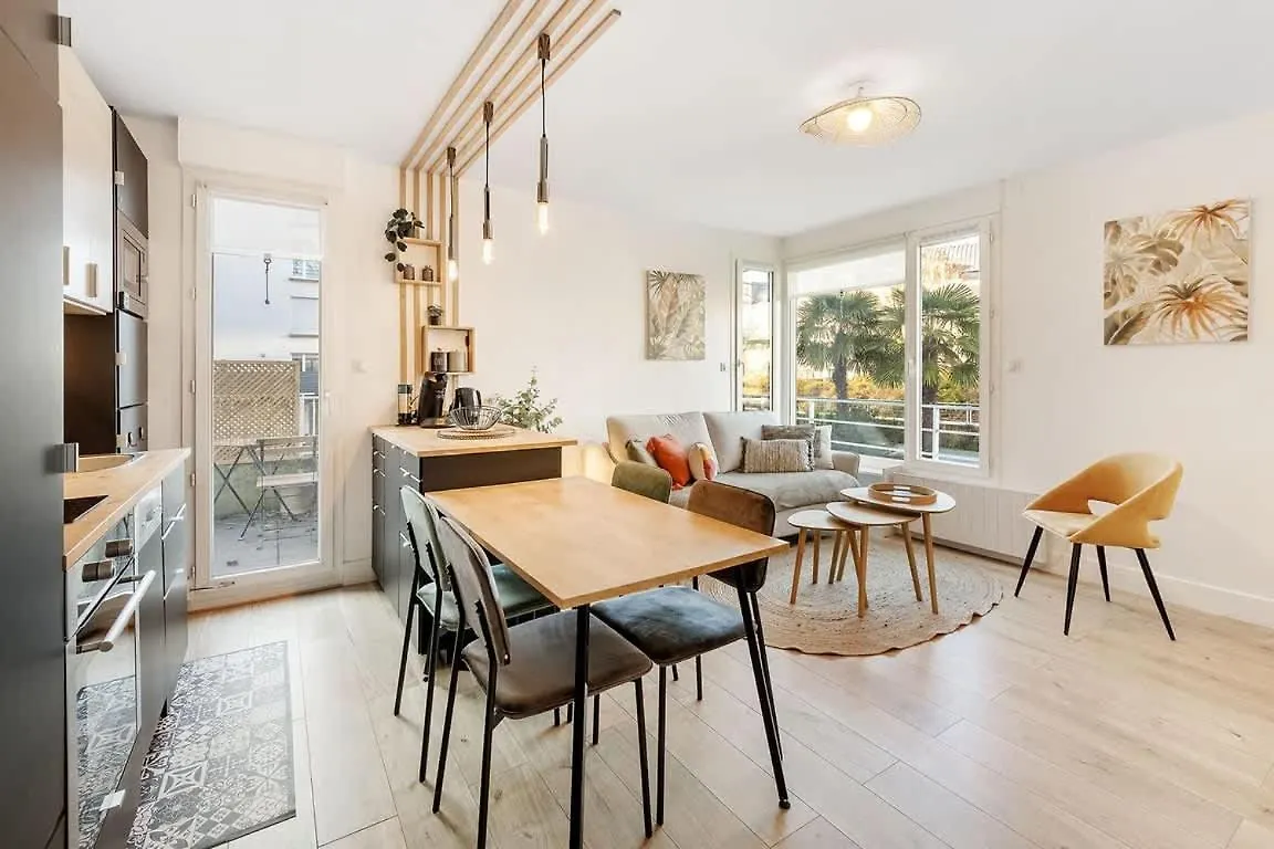Cote Riviere, Appartement T2, Terrasse & Parking Rennes 0*,